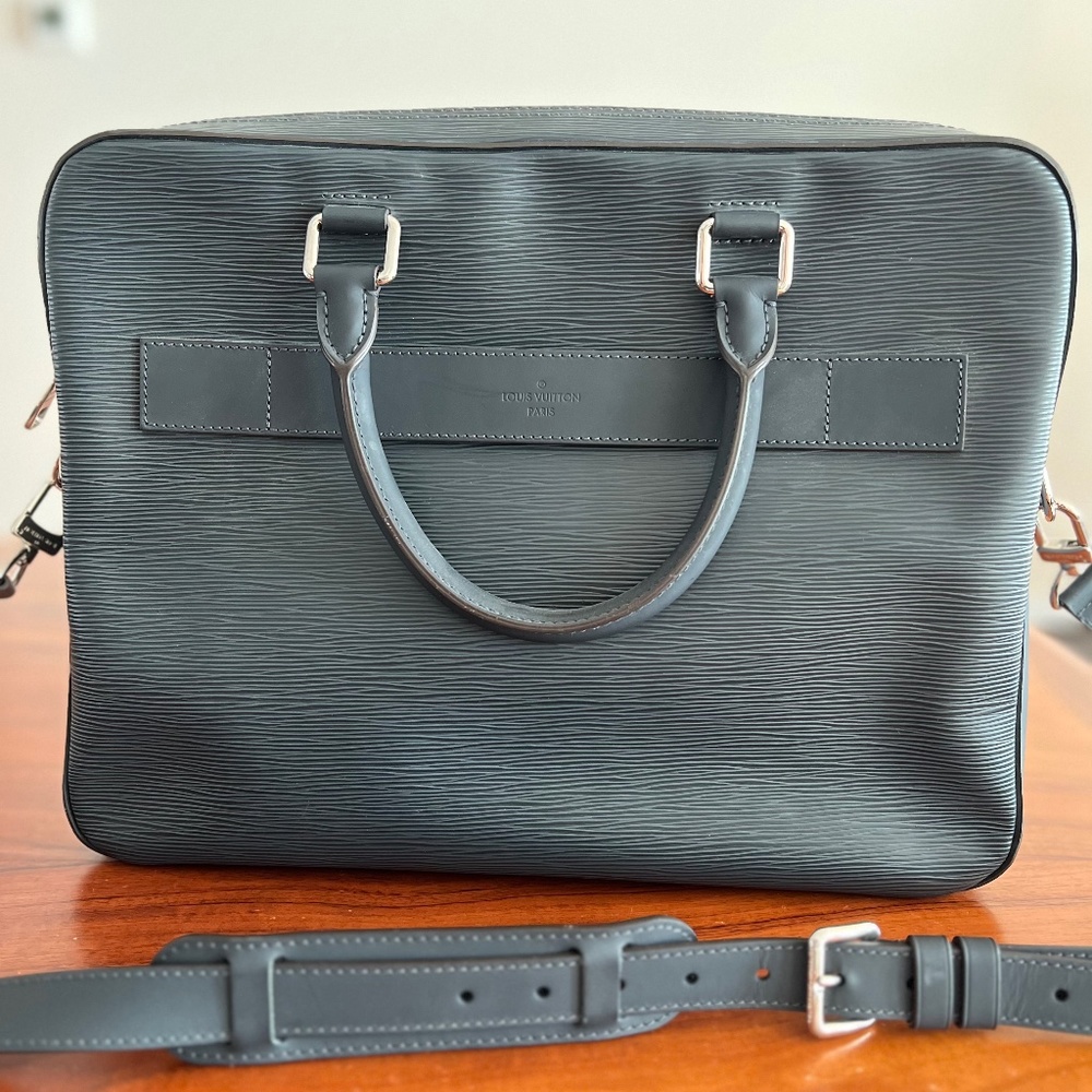 Louis Vuitton - Briefcase - Epi Leather Blue